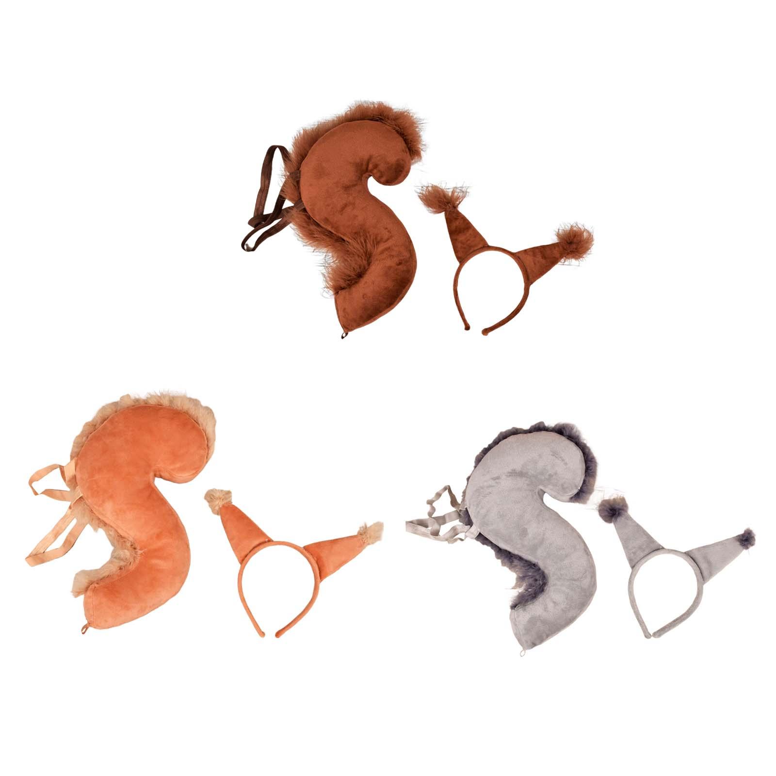 Cosplay Prop Kit - Animal Tail Costume Kit Headband Cosplay