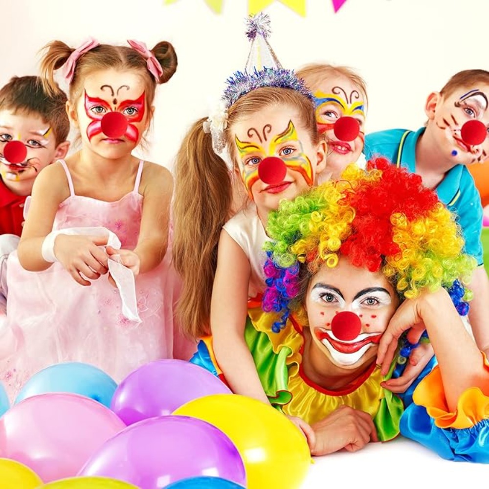 300Pcs -1 Red Funny Clown Nose - Cosplay Prop Foam review and price