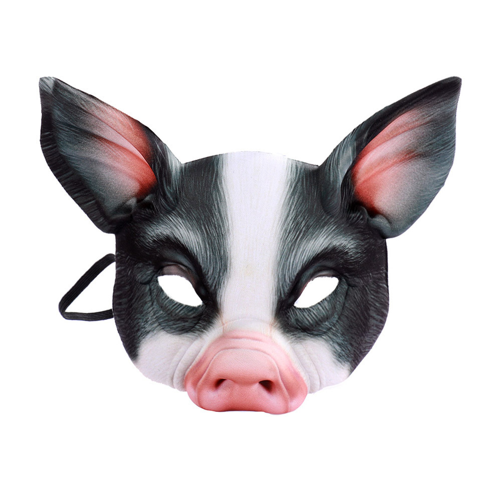 Realistic Animal Half Face Mas - Cosplay Prop Patterns review and price