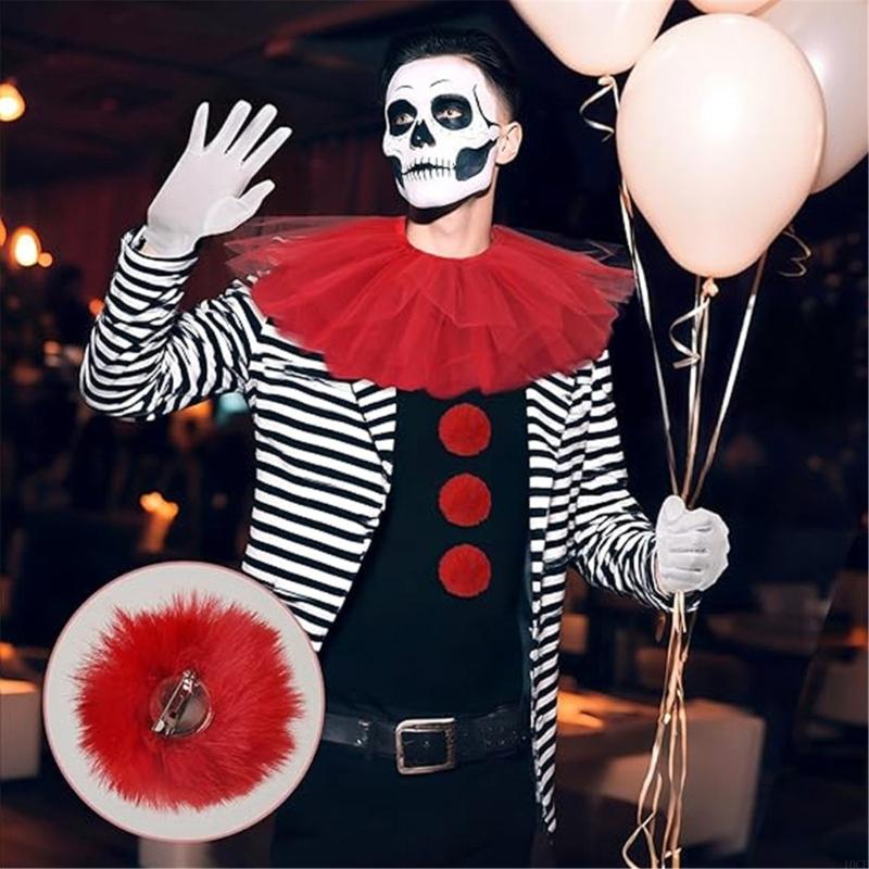 5Pcs/Set Halloween Clown Costu - Cosplay Prop Kit review and price