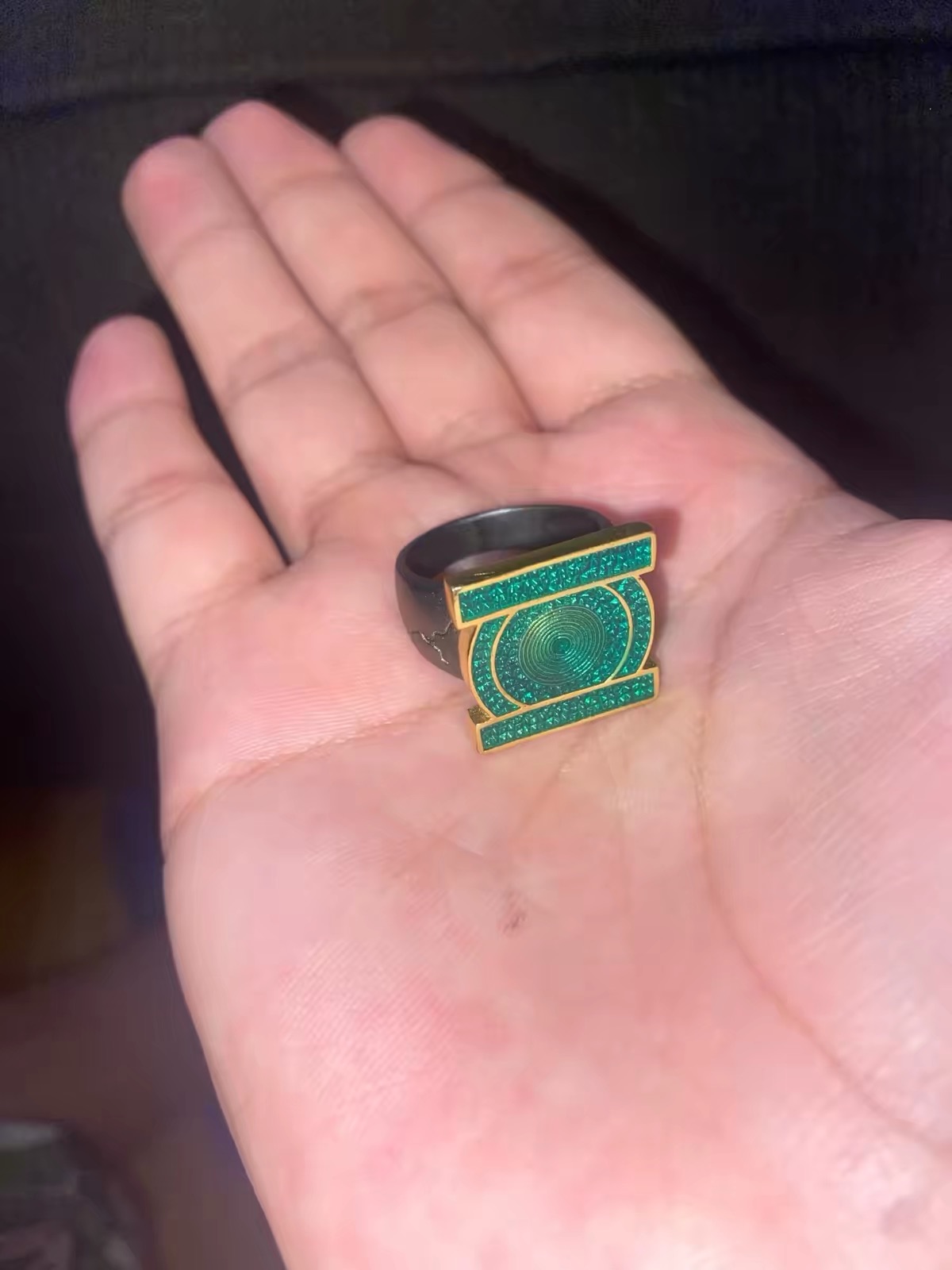 New Green Lantern Corps Ring L - Cosplay Fire Prop review and price