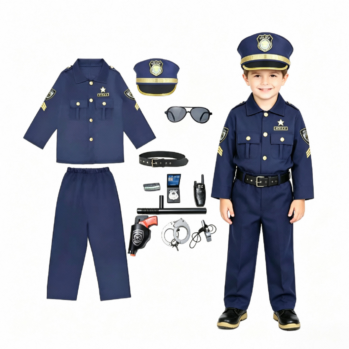 Children Officer Cosplay Outfi - Cosplay Prop Kit review and price